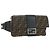 FENDI Zucca Canvas Mamma Baguette Shoulder Bag 2way Black Brown Auth 181574SAM Marrone Nero