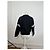 Felpa in misto cotone Vintage Courreges Nero M - vista 3