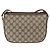 Borsa GUCCI GG Supreme Web Sherry Line in PVC Beige Oro 89 02 032 Auth 180114 D'oro - vista 2