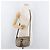 Borsa GUCCI GG Supreme Web Sherry Line in PVC Beige Oro 89 02 032 Auth 180114 D'oro - vista 24