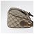 Borsa GUCCI GG Supreme Web Sherry Line in PVC Beige Oro 89 02 032 Auth 180114 D'oro - vista 3