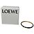 Bracciale rigido vintage Loewe in smalto Oro Nero