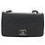 Borsa a tracolla con catena CHANEL Cosmos Line in pelle di agnello nera e argento CC Auth 181582SM Nero - vista 13
