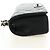 Borsa a tracolla con catena CHANEL Cosmos Line in pelle di agnello nera e argento CC Auth 181582SM Nero - vista 3