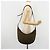 Céline Borsa a tracolla CELINE Circle Nylon Khaki Gold Auth 181636 D'oro Cachi - vista 22