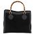 Borsa Tote GUCCI Bamboo in scamosciato nero e oro 002 1186 0260 Auth 180120 D'oro - vista 2