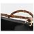 Borsa Tote GUCCI Bamboo in scamosciato nero e oro 002 1186 0260 Auth 180120 D'oro - vista 8