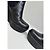 Botas de cano curto de malha e couro vintage Gucci pretas e douradas EU37 Preto - vista 10