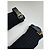 Botas de cano curto de malha e couro vintage Gucci pretas e douradas EU37 Preto - vista 8