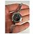 Orologio bracciale vintage Gucci in acciaio inossidabile argento e nero - vista 3
