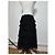 Gonna in chiffon vintage Armani Nera M Nero - vista 11