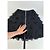 Gonna in chiffon vintage Armani Nera M Nero - vista 5