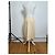 Céline Vintage Celine Wollrock Creme Goldene Kette M Beige - Ansicht 3