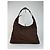 Vintage Gucci Hobo Bag Stoff Braun Silber - Ansicht 11