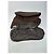 Vintage Gucci Hobo Bag Stoff Braun Silber - Ansicht 3