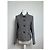 Vintage Courreges Karo-Blazer / Zweiteiler Schwarz Weiß M - Ansicht 13