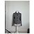 Vintage Courreges Karo-Blazer / Zweiteiler Schwarz Weiß M - Ansicht 2
