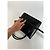 Tote in pelle strutturata vintage Issey Miyake nero - vista 7