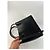Tote in pelle strutturata vintage Issey Miyake nero - vista 9