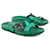 Manolo Blahnik Mule verdi Verde  - vista 3
