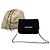 16 Céline Vintage Celine Leder Schultertasche Schwarz Gold