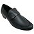 Mocassini in pelle nera arricciata Mansur Gavriel