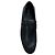 Mocassini in pelle nera arricciata Mansur Gavriel - vista 4