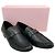 Mocassini in pelle nera arricciata Mansur Gavriel - vista 6
