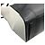 Borsa Soft Ricky 33 in pelle di vitello nero / bianco Ralph Lauren - vista 8
