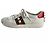 Gucci Sneakers Ace Pearls in pelle a righe 37 White Bianco - vista 8