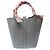 Hermès Borsa HERMES Picotin in Pelle Grigia - 103581 Grigio - vista 6
