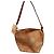 Autre Marque Alviero Martini 1a Classe Borsa a Tracolla Pelle Stampa Mappa Marrone
