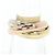 Anello Cartier Trinity in oro rosa bianco e giallo D'oro