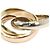 Anello Cartier Trinity in oro rosa bianco e giallo D'oro - vista 7