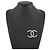Timeless Spilla in metallo nero Chanel con logo Coco - vista 4