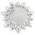 Spilla Chanel Coco Mark con strass Argento  - vista 3