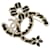 Spilla a Fiore con Strass Chanel Nero