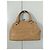 Céline Celine Borsa in pelle beige kiss-lock - vista 2