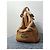 Céline Celine Borsa in pelle beige kiss-lock - vista 3