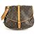 Borsa Louis Vuitton Monogram Saumur 35 Marrone
