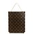 Specchio Baule Monogram Louis Vuitton Home Marrone - vista 2