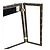 Specchio Baule Monogram Louis Vuitton Home Marrone - vista 8