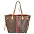 Borsa Tote Louis Vuitton Monogram Neverfull MM Marrone
