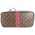 Borsa Tote Louis Vuitton Monogram Neverfull MM Marrone - vista 7