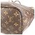 Borsa Tote Louis Vuitton Monogram Neverfull MM Marrone - vista 9