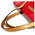Borsa Tote Louis Vuitton Monogram Vernis Bellevue PM Rosa - vista 7