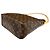 Borsa a Spalla Louis Vuitton Looping GM Monogram Marrone - vista 6