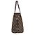 Neverfull Bolsa Tote Louis Vuitton em Canvas Damier Marrom - vista 4