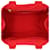 Borsa a tracolla tote Prada Canapa SS Rosso - vista 8