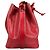 Noe Borsa a Spalla Louis Vuitton Petit Noé Epi Rosso - vista 4